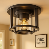 Pétrus Round Flushmount